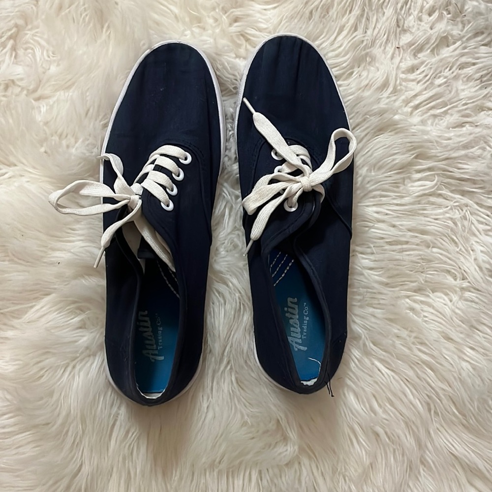 Navy Canvas Shoes